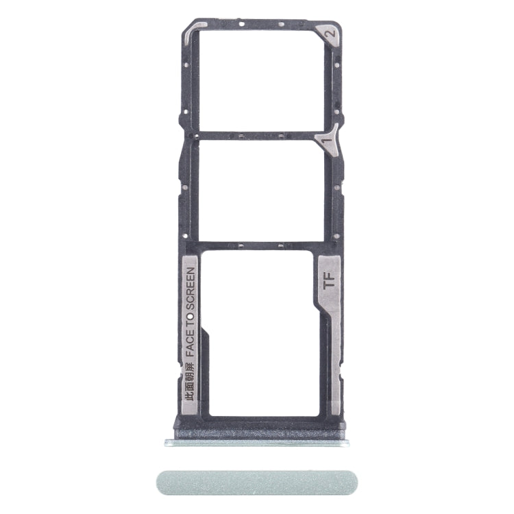 For Xiaomi Poco C65 SIM Card Tray + SIM Card Tray + Micro SD Card Tray