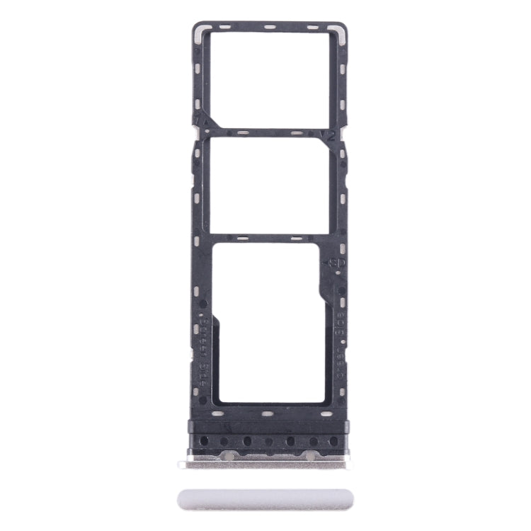 For Tecno Phantom X SIM Card Tray + SIM Card Tray + Micro SD Card Tray