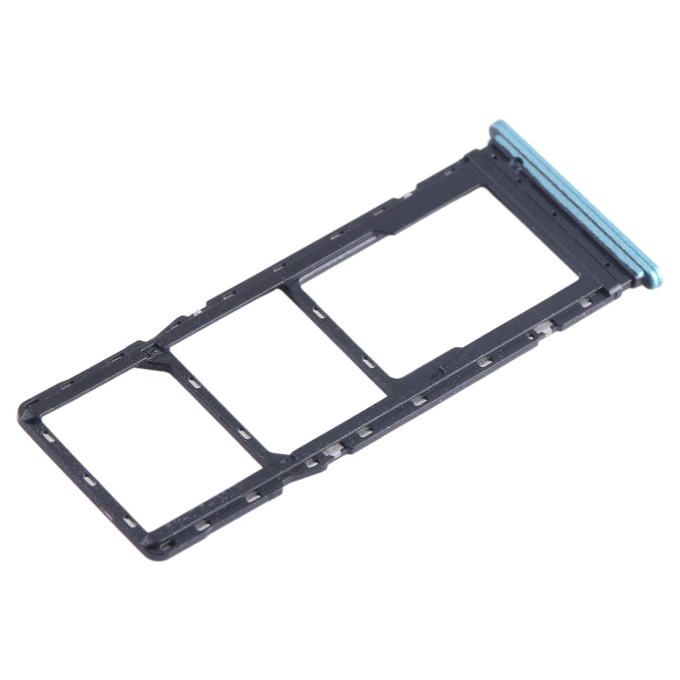 For Tecno Spark 8C KG5k SIM Card Tray + SIM Card Tray + Micro SD Card Tray