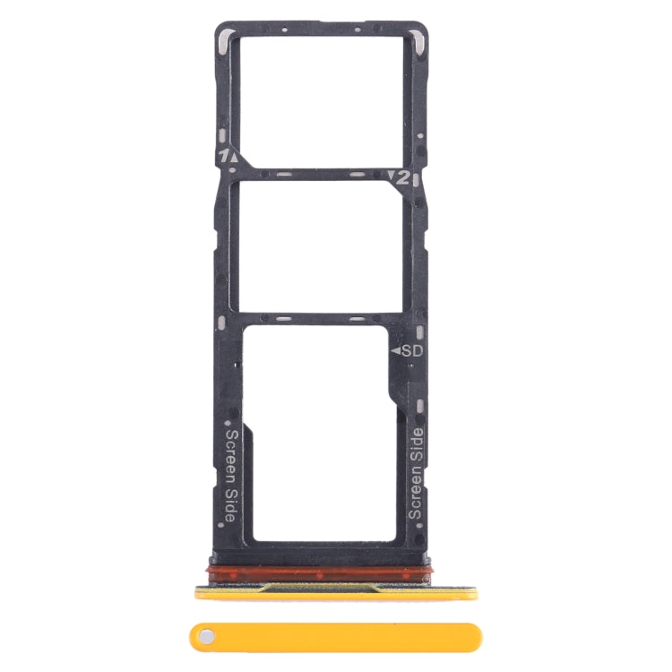 For Tecno Spark Go 2023 BF7n SIM Card Tray + SIM Card Tray + Micro SD Card Tray