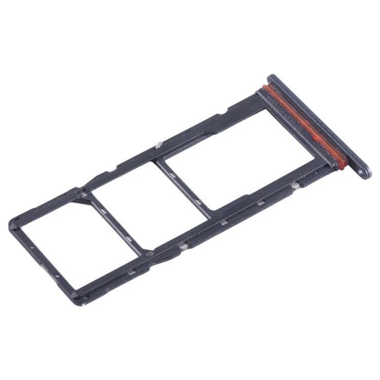 For Tecno Pop 7 BF6 SIM Card Tray + SIM Card Tray + Micro SD Card Tray