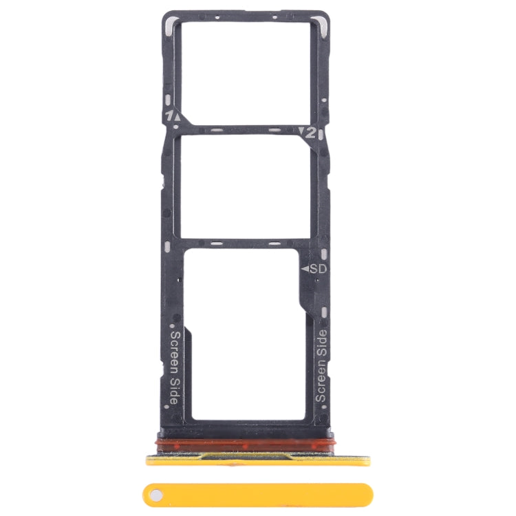 For Tecno Pop 7 BF6 SIM Card Tray + SIM Card Tray + Micro SD Card Tray My Store