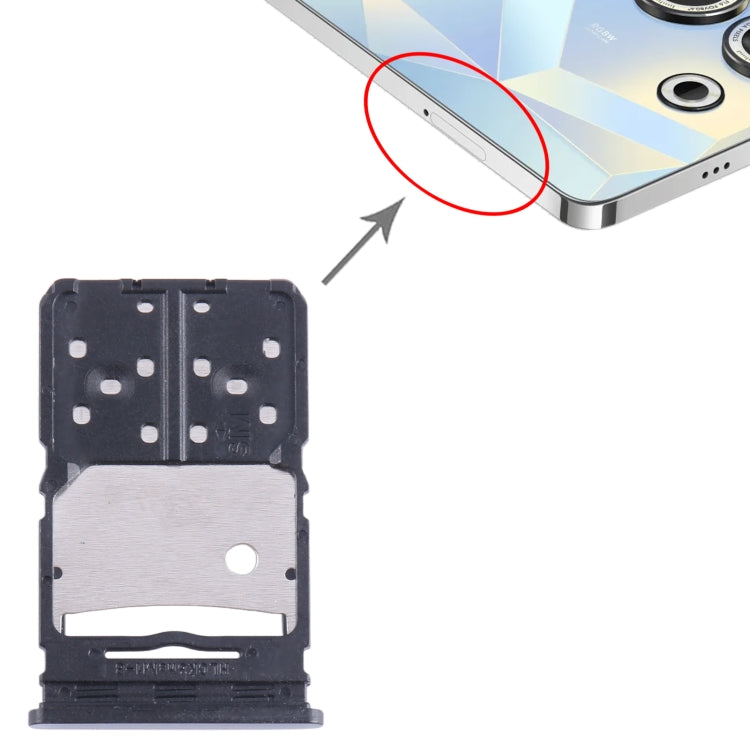 For Tecno Camon 20 SIM Card Tray + Micro SD Card Tray