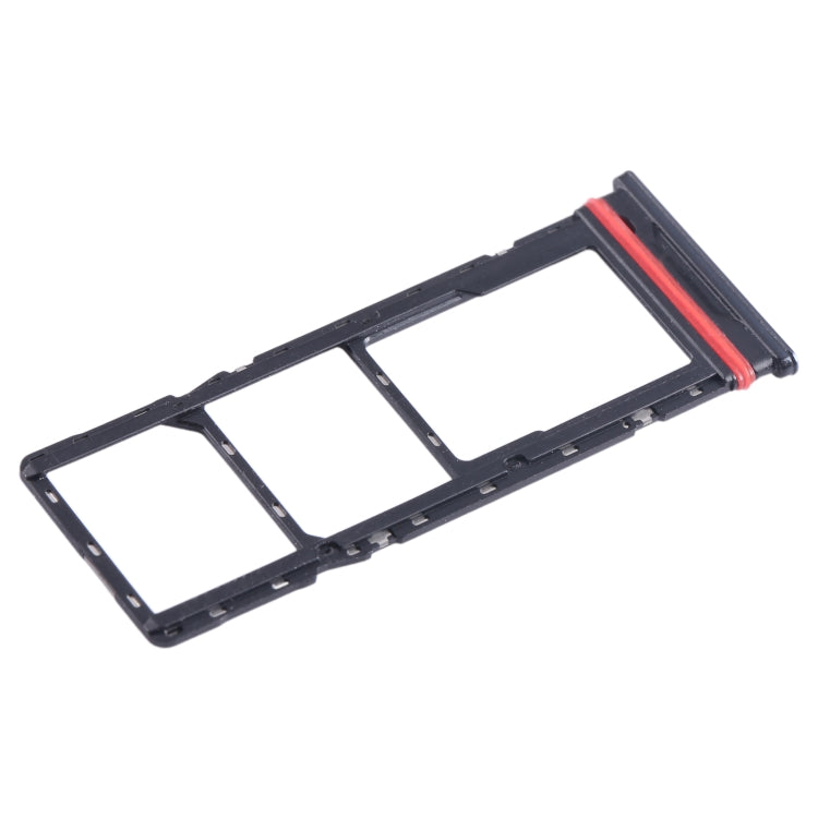 For Infinix Smart 6 Plus India X6823 SIM Card Tray + SIM Card Tray + Micro SD Card Tray