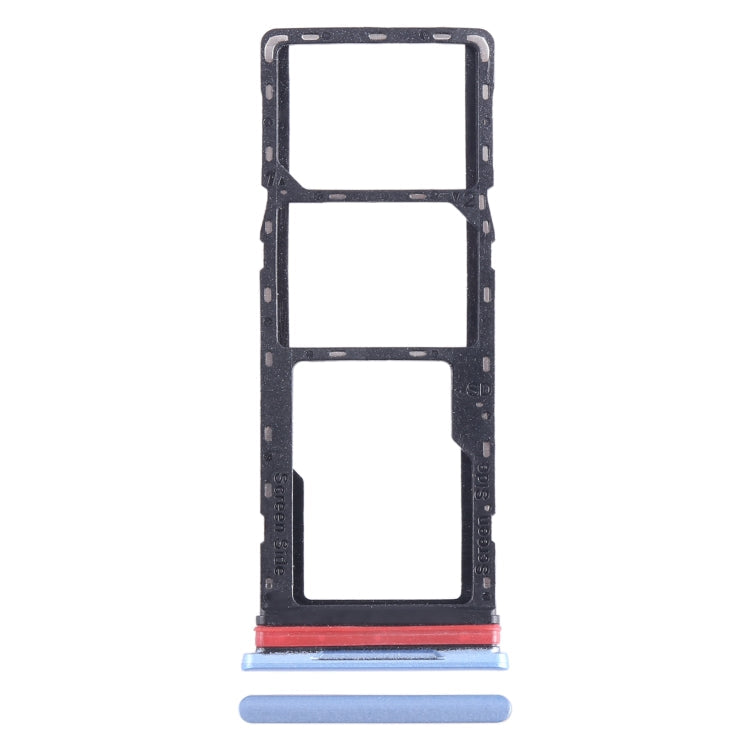 For Infinix Hot 20i X665 SIM Card Tray + SIM Card Tray + Micro SD Card Tray