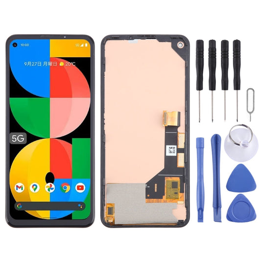 For Google Pixel 5a 5G G1F8F G4S1M TFT LCD Screen with Digitizer Full Assembly, Not Supporting Fingerprint Identification My Store