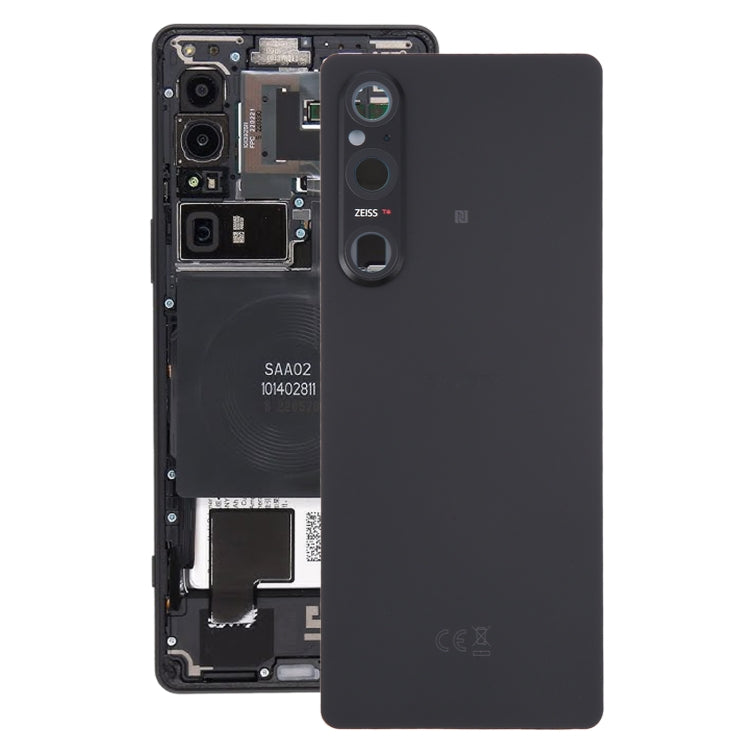 For Sony Xperia 1 V Original Battery Back Cover with Camera Lens Cover