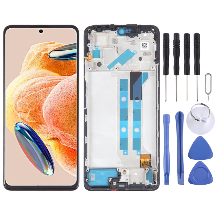 For Xiaomi Redmi Note 12 Pro 4G OLED Material LCD Screen Digitizer Full Assembly with Frame My Store