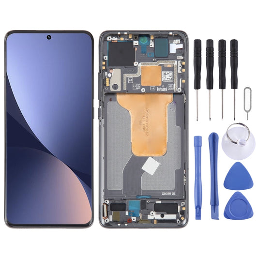 For Xiaomi 12 Original AMOLED Material LCD Screen Digitizer Full Assembly with Frame My Store