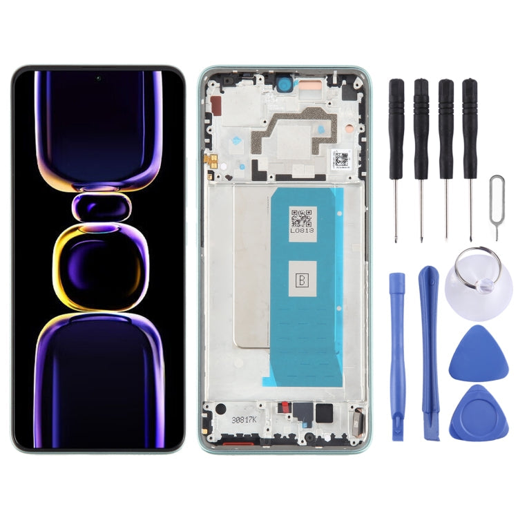 For Xiaomi Redmi K60 Original OLED Material LCD Screen Digitizer Full Assembly with Frame