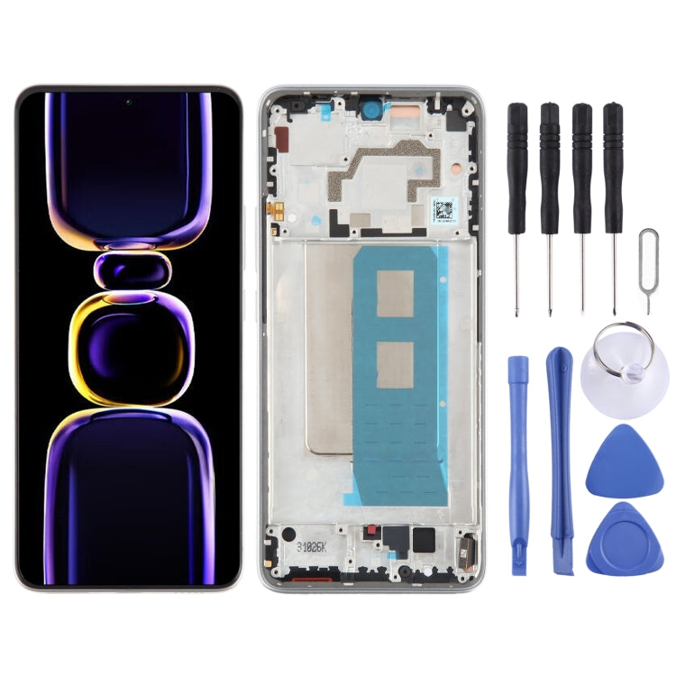 For Xiaomi Redmi K60 Original OLED Material LCD Screen Digitizer Full Assembly with Frame