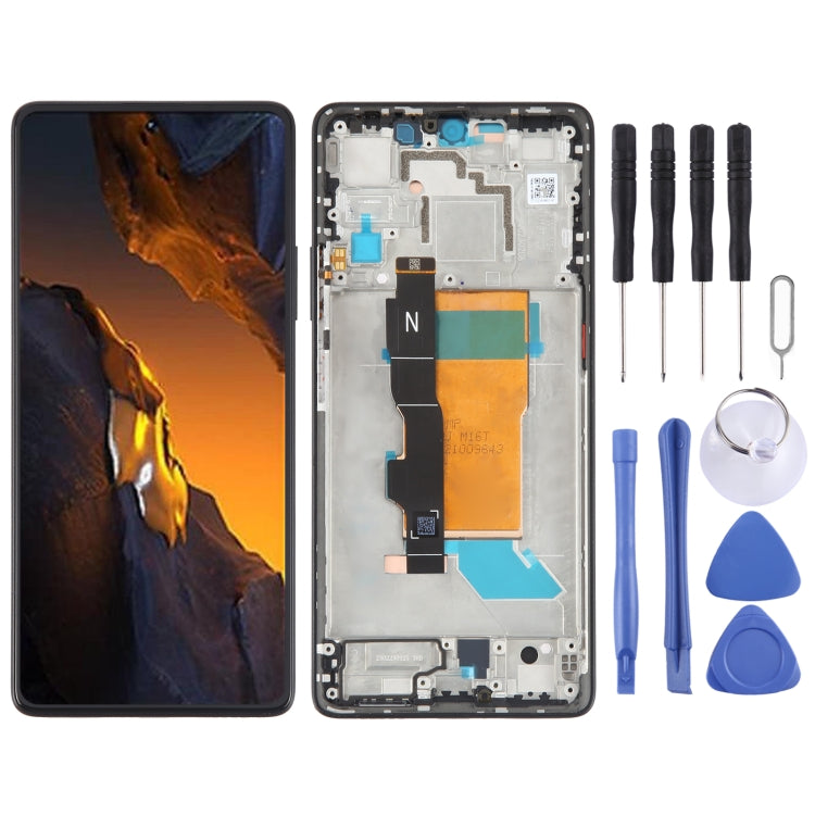 For Xiaomi Poco F5 Original AMOLED Material LCD Screen Digitizer Full Assembly with Frame