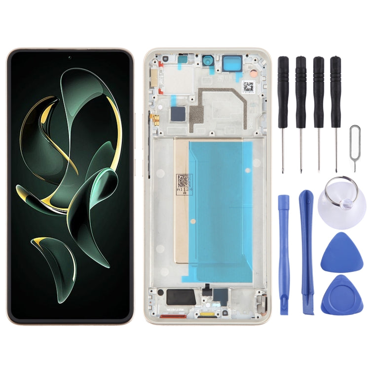 For Xiaomi Redmi K60 Ultra Original AMOLED Material LCD Screen Digitizer Full Assembly with Frame