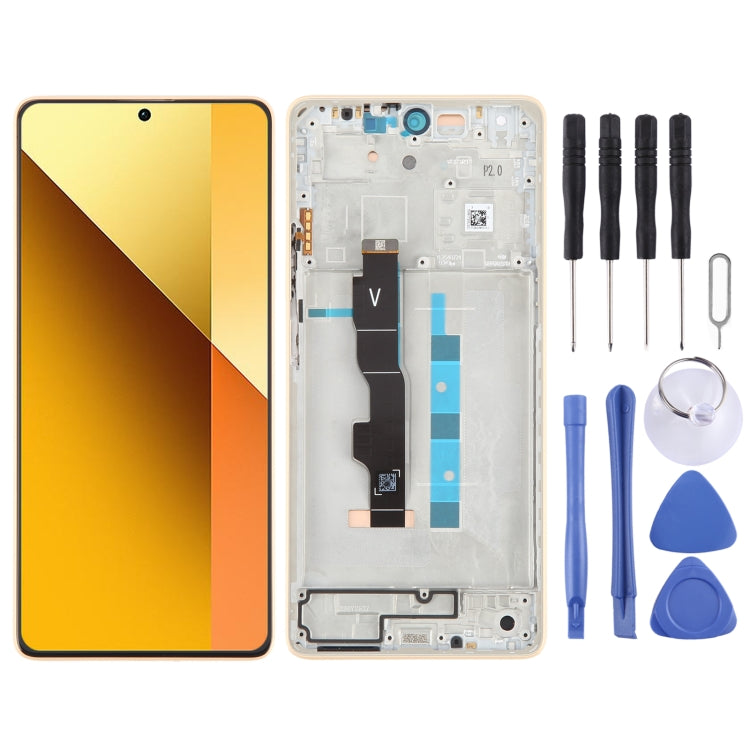 For Xiaomi Redmi Note 13 5G Original AMOLED Material LCD Screen Digitizer Full Assembly with Frame