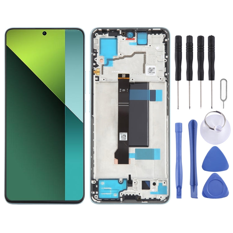 For Xiaomi Poco X6 Original AMOLED Material LCD Screen Digitizer Full Assembly with Frame