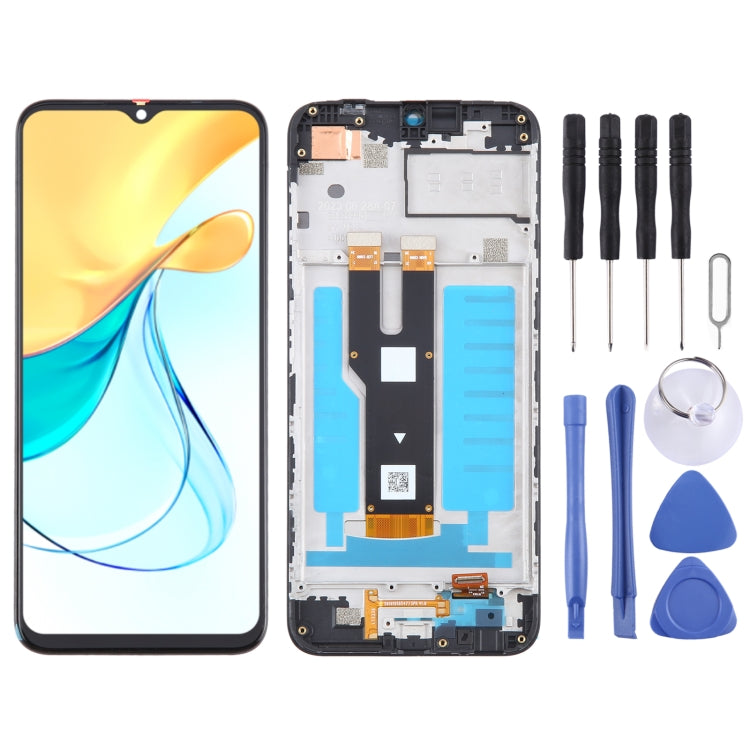 For ZTE Blade V50 Design 4G LCD Screen Digitizer Full Assembly with Frame My Store