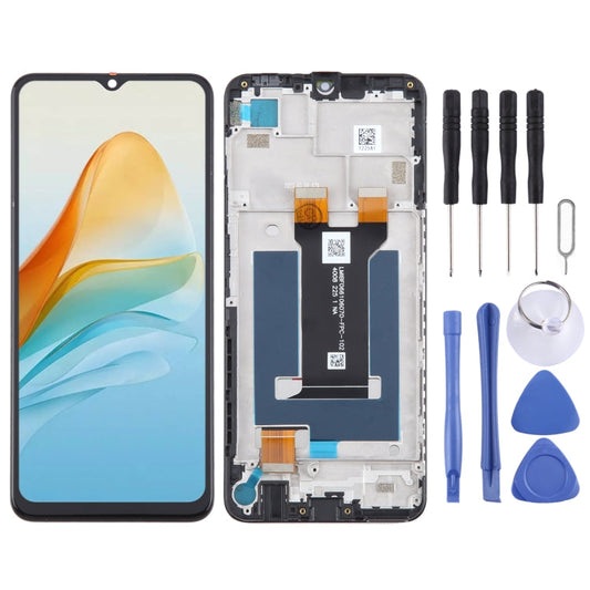 For ZTE Blade V40 Design 8046 LCD Screen Digitizer Full Assembly with Frame My Store