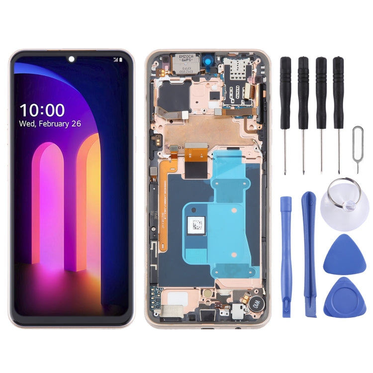 For LG V60 ThinQ US Version Original LCD Screen Digitizer Full Assembly with Frame My Store