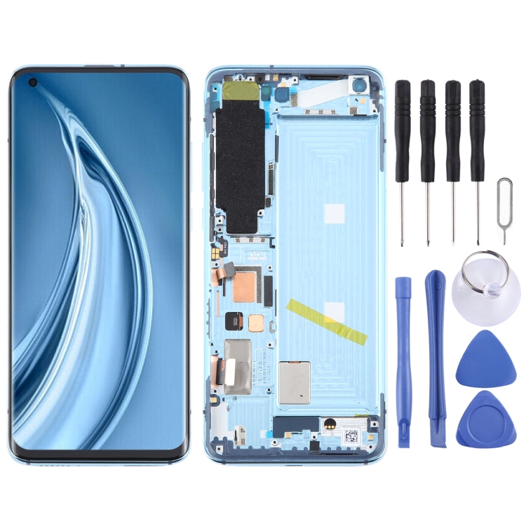 For Xiaomi 10s Original AMOLED LCD Screen Digitizer Full Assembly with Frame