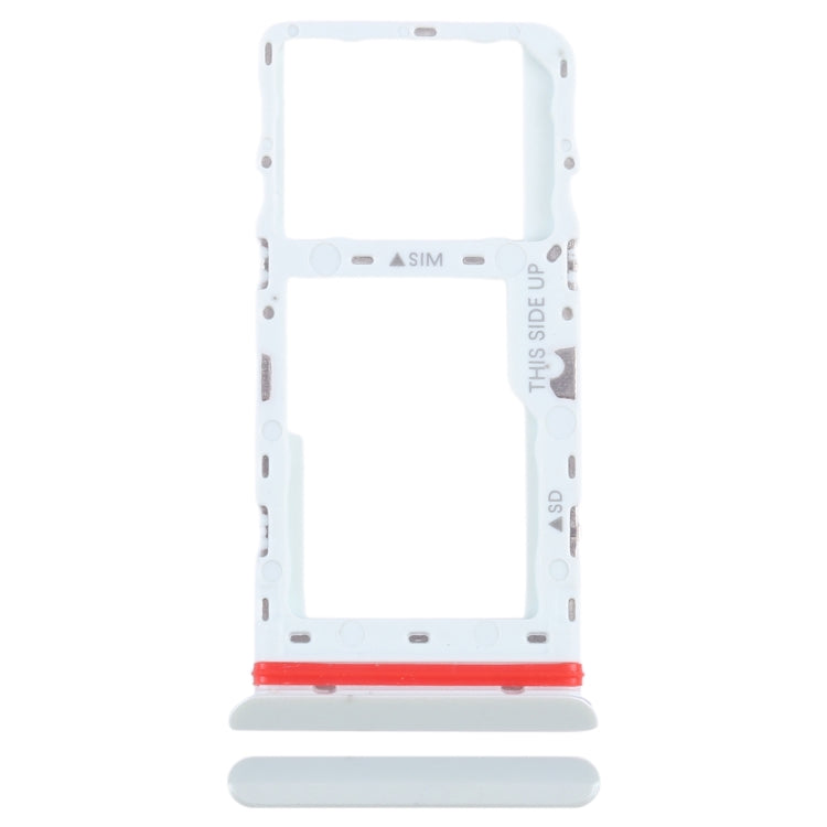 For Alcatel 1T 10 inch 2020 8091 SIM Card Tray + Micro SD Card Tray