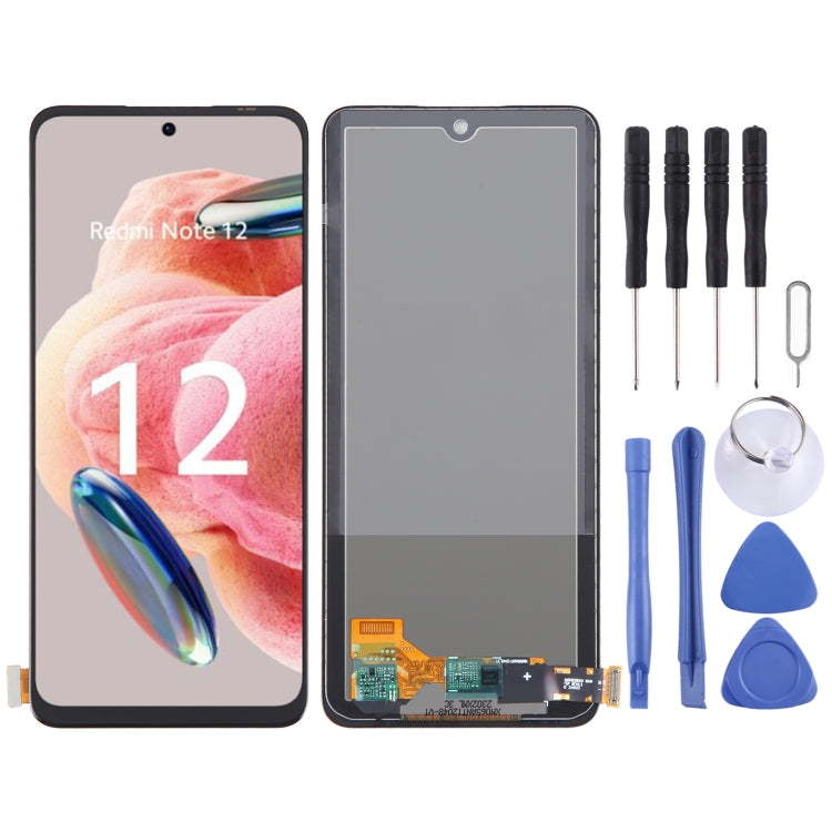 For Xiaomi Redmi Note 12 4G TFT LCD Screen with Digitizer Full Assembly, Not Supporting Fingerprint Identification