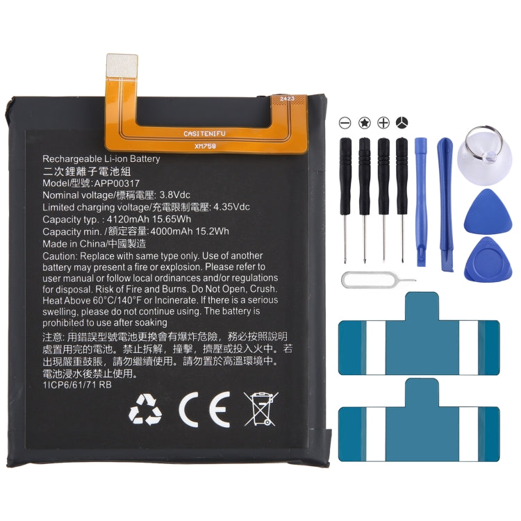 4000mAh APP00317 Battery Replacement For CAT S62 Pro My Store