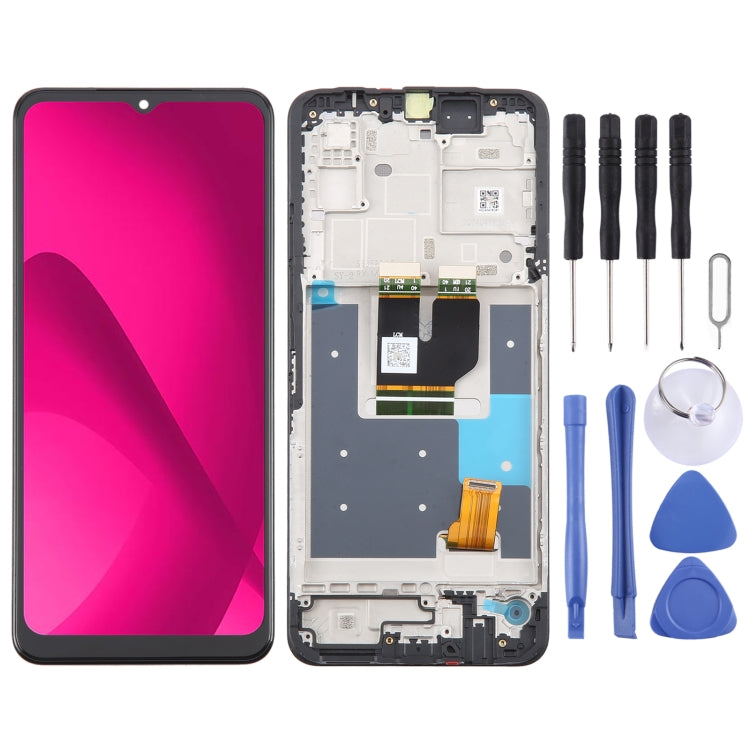 For T-Mobile Revvl 7 5G TMRV075G LCD Screen Digitizer Full Assembly with Frame My Store