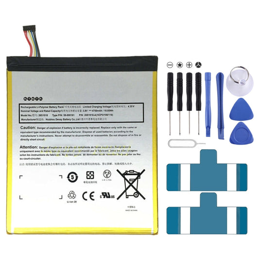 For Amazon Kindle Fire HD 8 6th Gen PR53DC 4750mAh Li-polymer Battery Replacement My Store