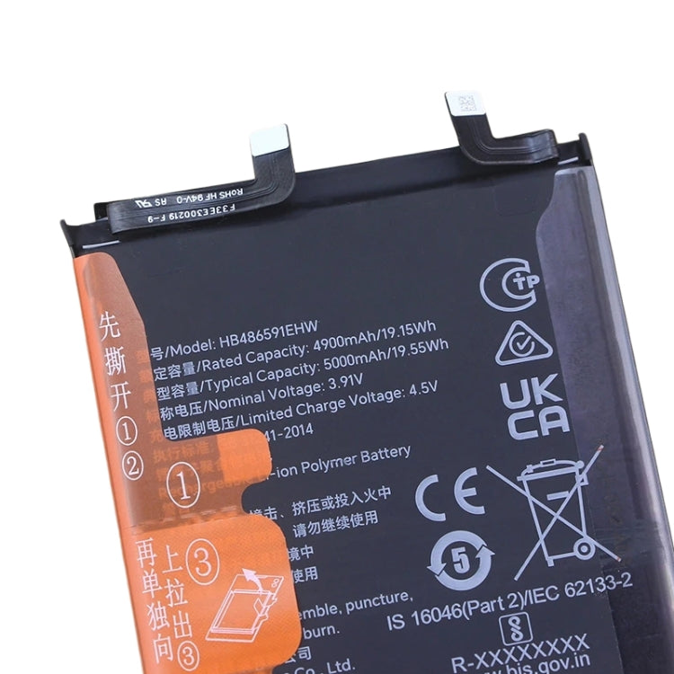 5000mAh Battery Replacement For Honor 90 REA-AN00 / 90 Pro REP-AN00 HB486591EHW My Store