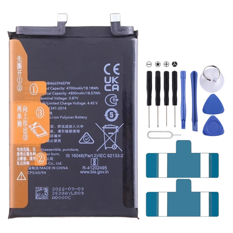 4800mAh Battery Replacement For Honor X30 ANY-AN00 / Magic 4 Lite 5G HB466596EFW My Store