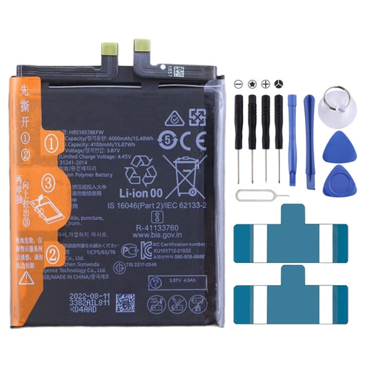 4100mAh Battery Replacement For Huawei P50 ABR-AL00 ABR-AL80 / P50E ABR-AL60 ABR-AL90 HB516578EFW My Store