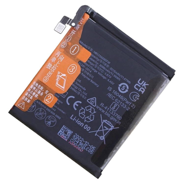 Battery Replacement For Huawei P50 Pocket BAL-AL00 / Pocket S BAL-AL60 HB515668EFW HB513341EFW My Store