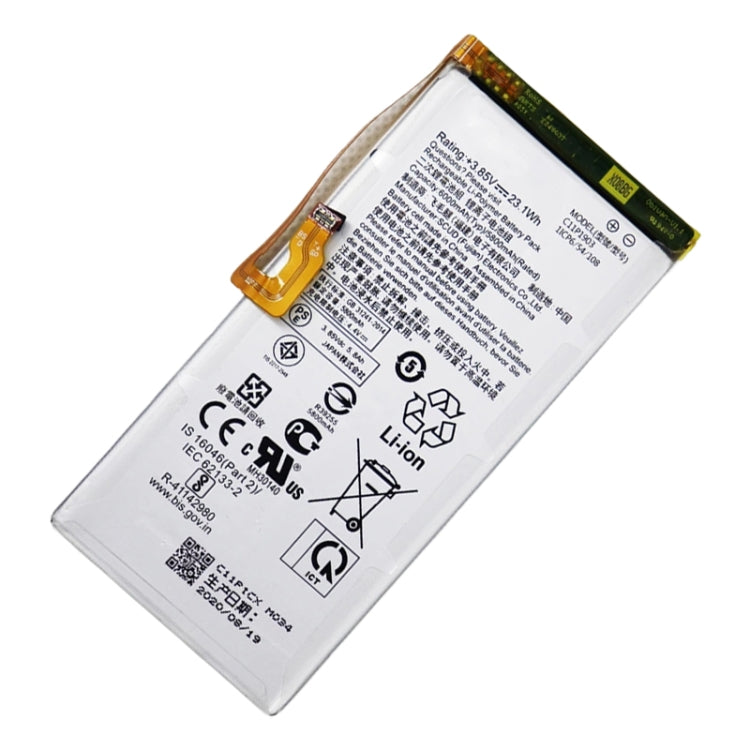 6000mAh Battery Replacement For ASUS ROG Phone 3 ZS661KL C11P1903 My Store