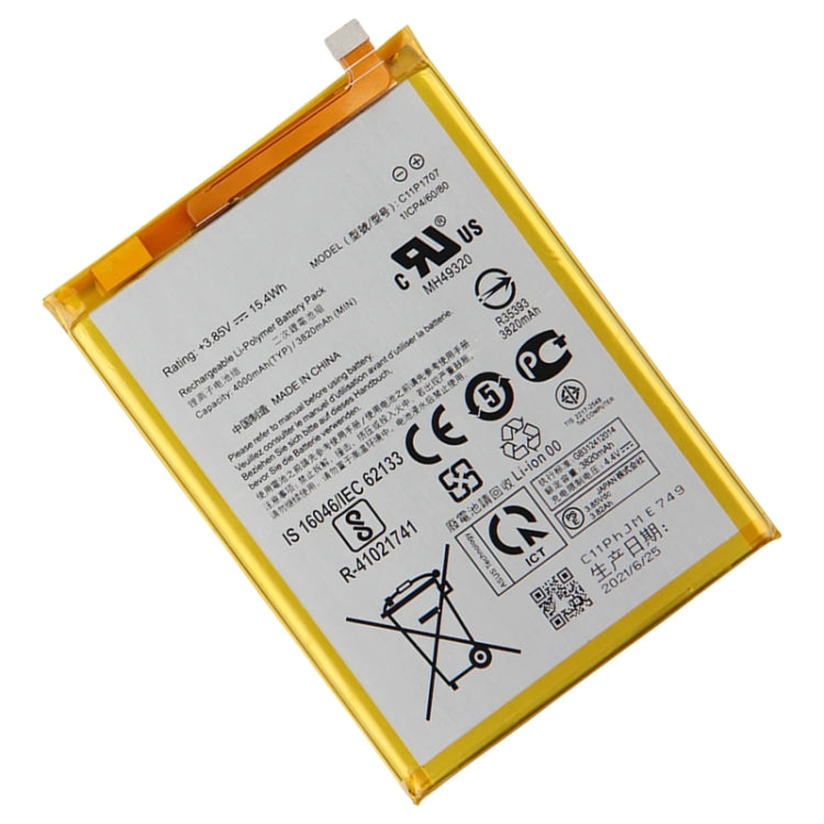 4000mAh Battery Replacement For ASUS Zenfone Max M1 ZB555KL C11P1707 My Store