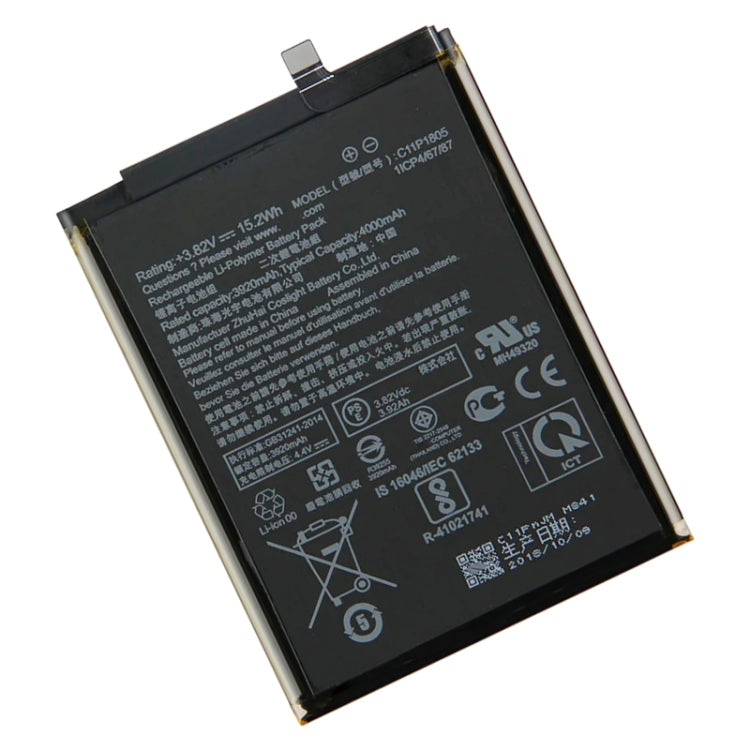 4000mAh Battery Replacement For ASUS Zenfone Max M2 ZB633KL C11P1805 My Store