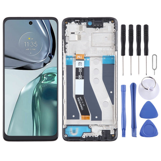 For Motorola Moto G62 5G / G62 India OEM LCD Screen Digitizer Full Assembly With Frame