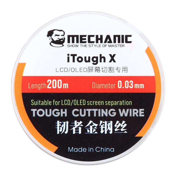 MECHANIC iTough X 200M 0.03MM LCD OLED Screen Cutting Wire My Store