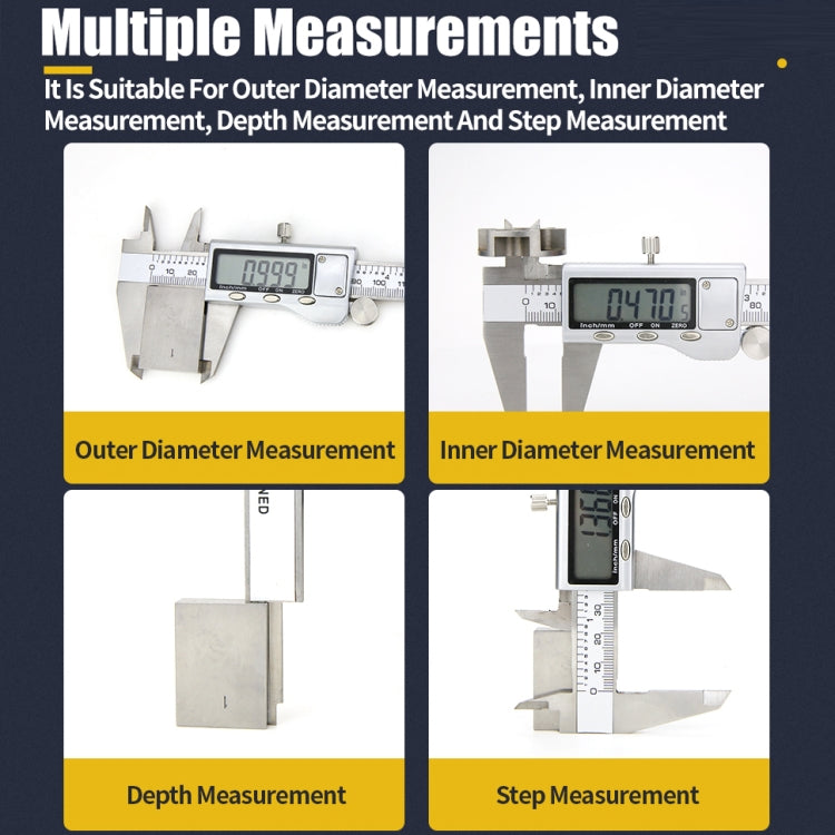 0-150mm LCD Digital Calipers Electronic Digital Vernier Caliper