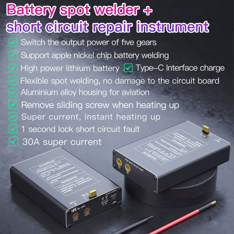 i2C DL-S03S Adjustable Mini Portable Spot Welder