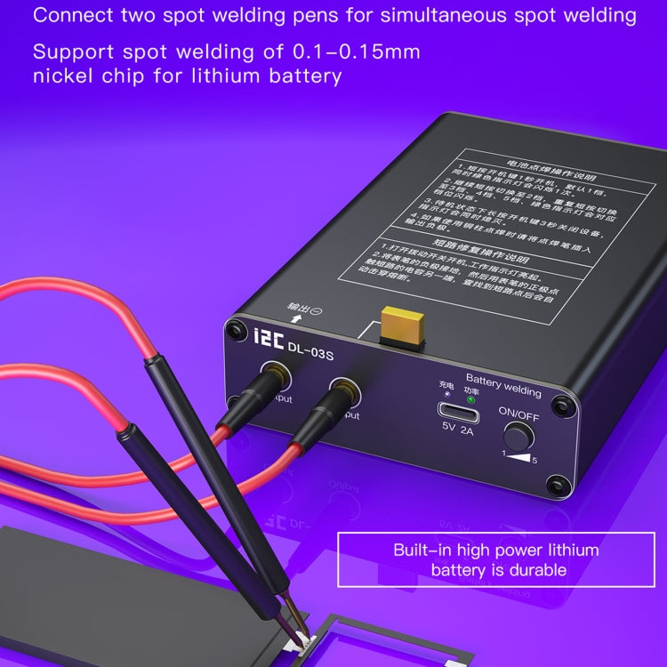 i2C DL-S03S Adjustable Mini Portable Spot Welder My Store