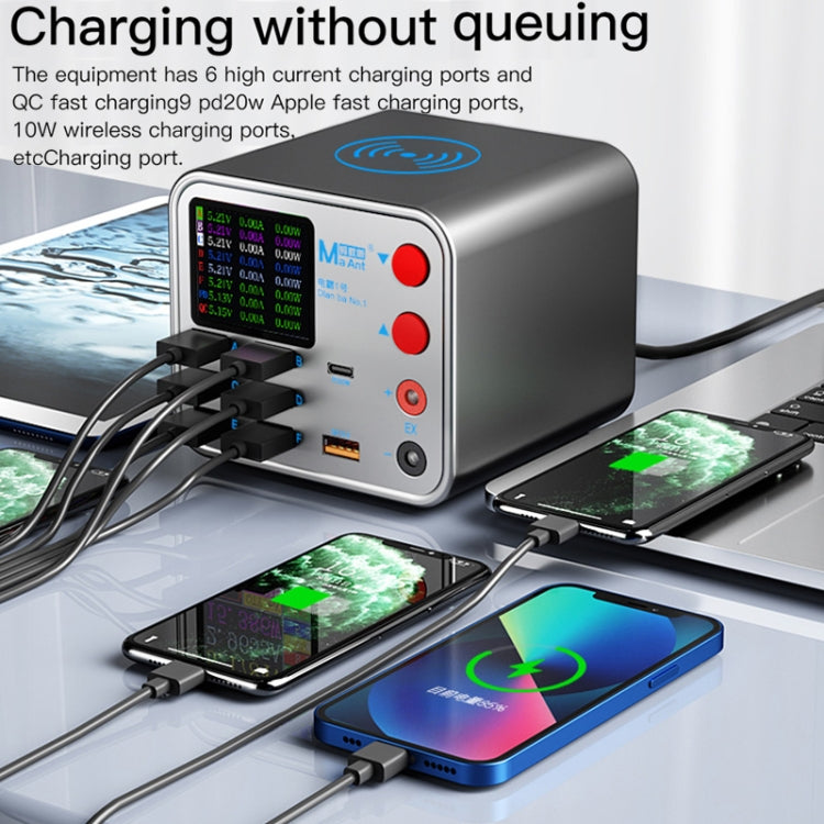 MaAnt Dianba NO.1 Multi-port Wireless USB PD Charger, US Plug My Store