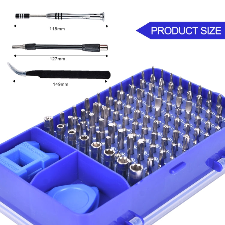 115 in 1 Metal Handle Screwdriver Repair Tools Kit