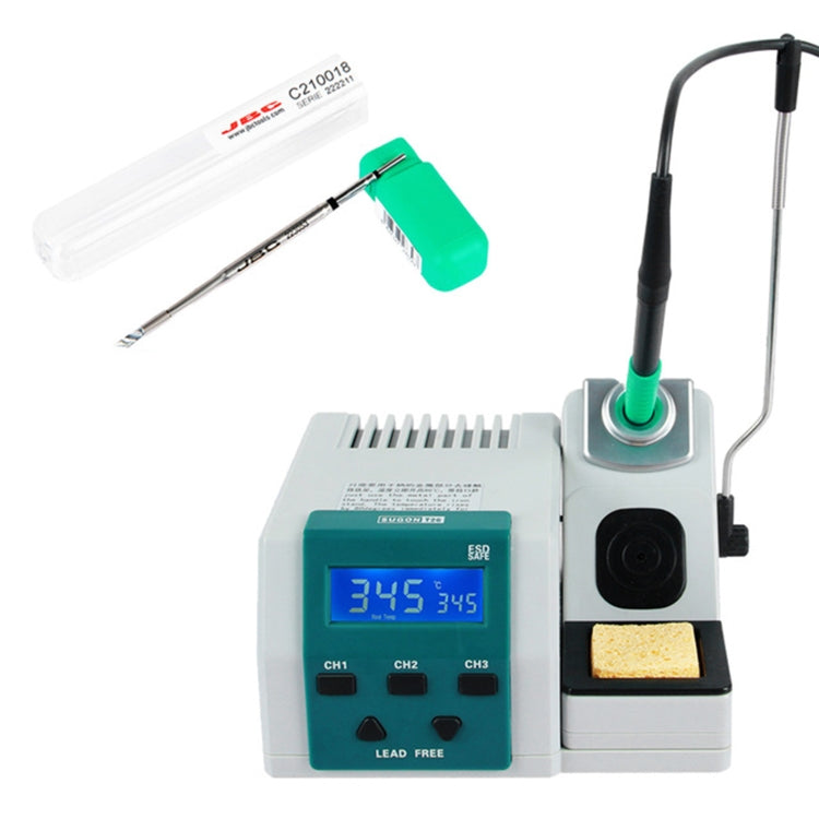 SUGON T26 Soldering Station Lead-free 2S Rapid Heating with C210-018 Soldering Iron Tip Kit, US Plug