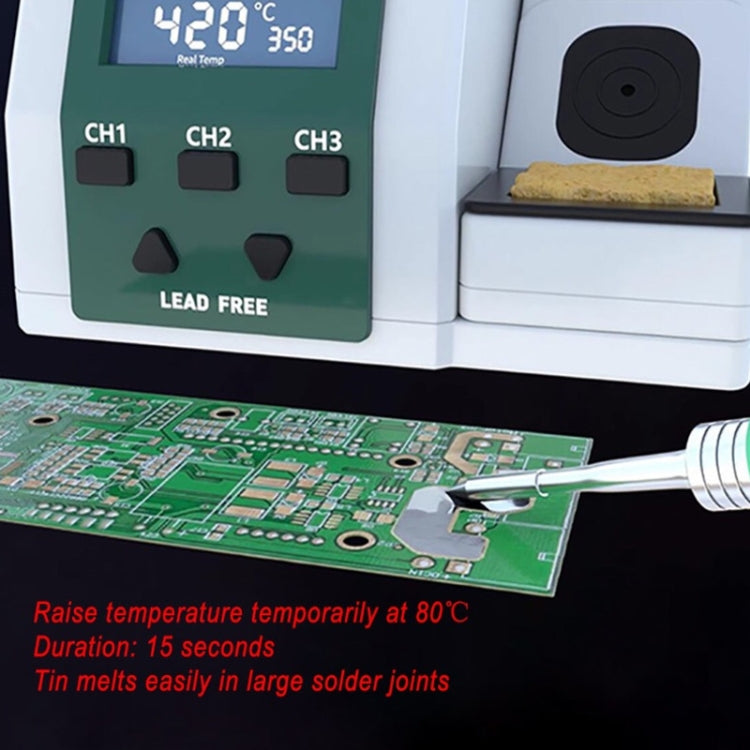 SUGON T26 Soldering Station Lead-free 2S Rapid Heating with C210-018 Soldering Iron Tip Kit, EU Plug