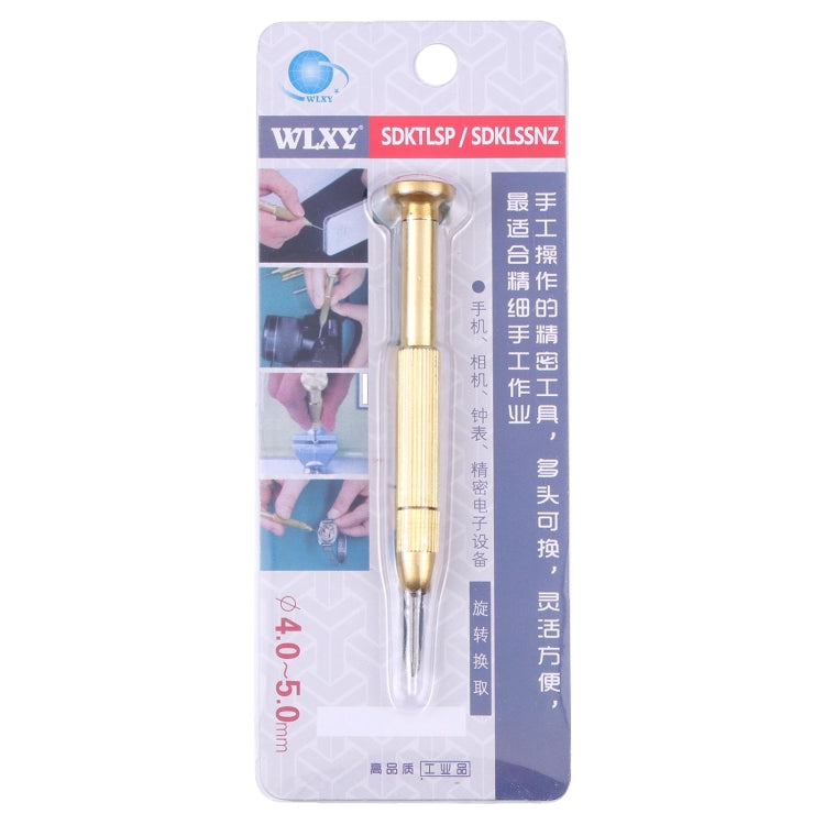 WLXY WL800 Cross Tip Copper Handle Repair Screwdriver, 4mm Batch Diameter