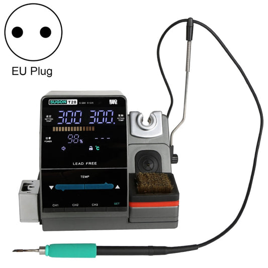 SUGON T28 220V Nano Electric Soldering Station with Handle, EU Plug