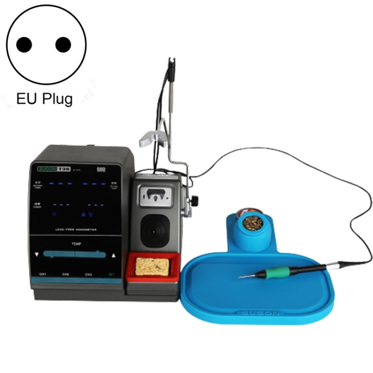 SUGON T36 220V 120W Nano Electric Soldering Station with Handle, EU Plug