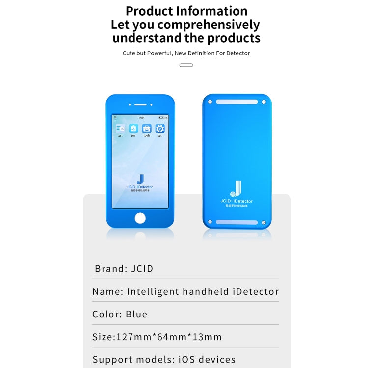 JCID Intelligent Handheld iDetector For Full Series iOS Devices