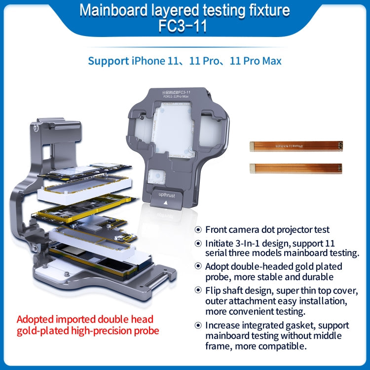 Aixun FC3-11 Mainboard Layered Testing Fixture for iPhone 11/11 Pro/11Pro Max