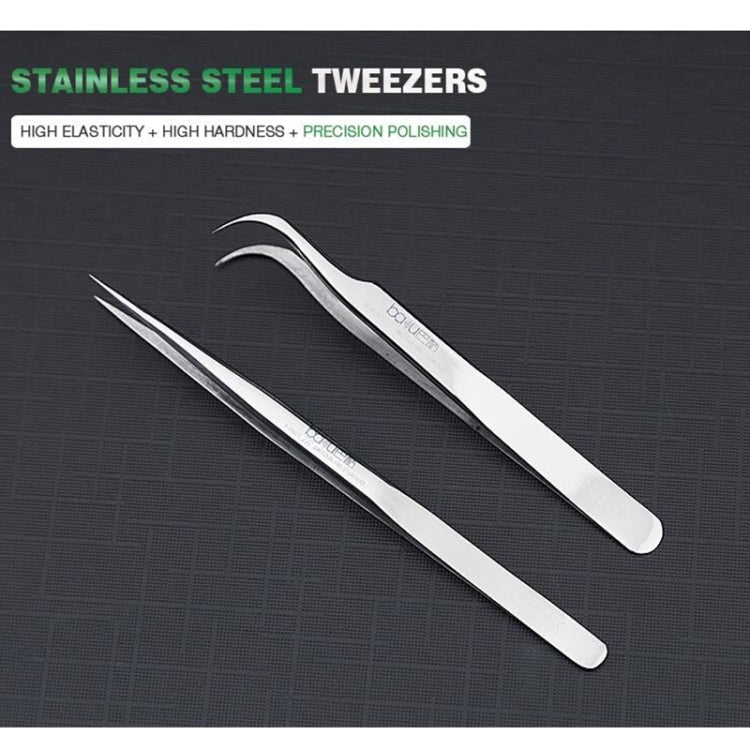 BAKU BA-i6-7-sa Stainless Steel Curved Tweezers My Store